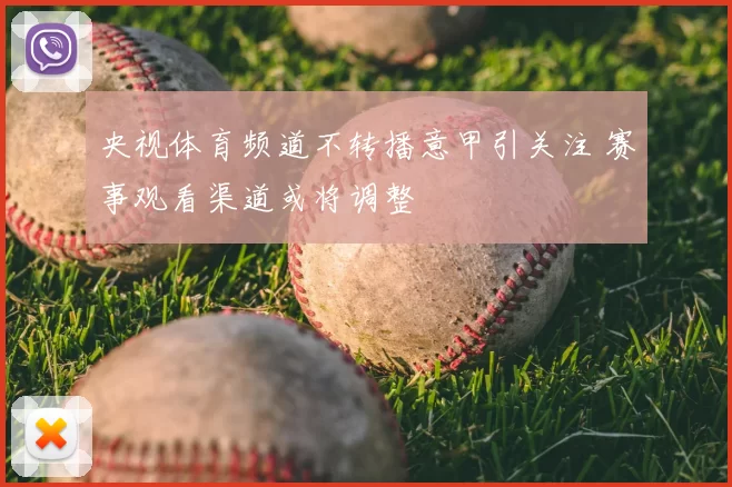 央视体育频道不转播意甲引关注 赛事观看渠道或将调整
